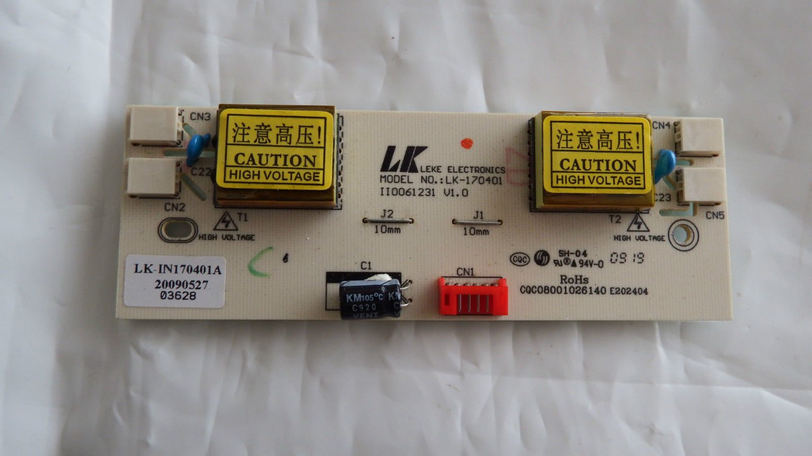 LK-170401,II0061231:Leke LK-IN170401A Backlight Inverter